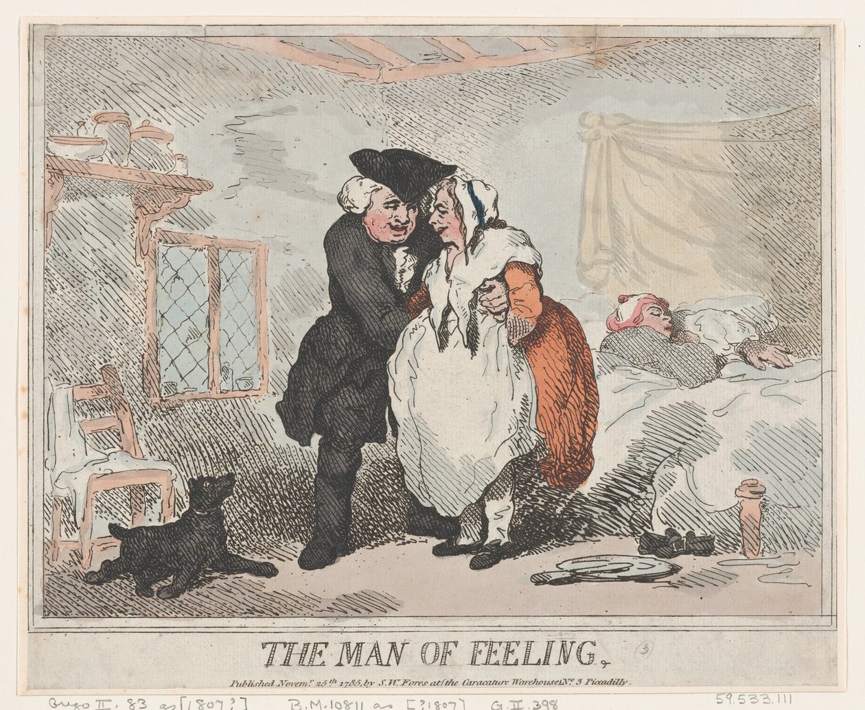 El hombre de los sentimientos de Thomas Rowlandson