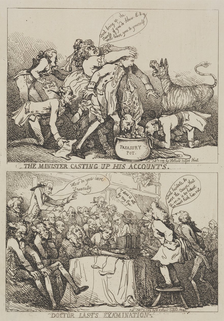 El ministro hace balance de Thomas Rowlandson