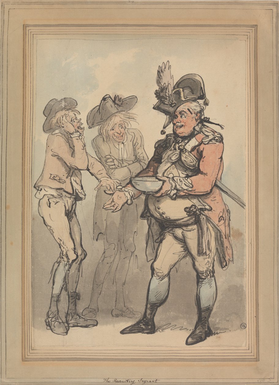 El sargento de reclutamiento de Thomas Rowlandson