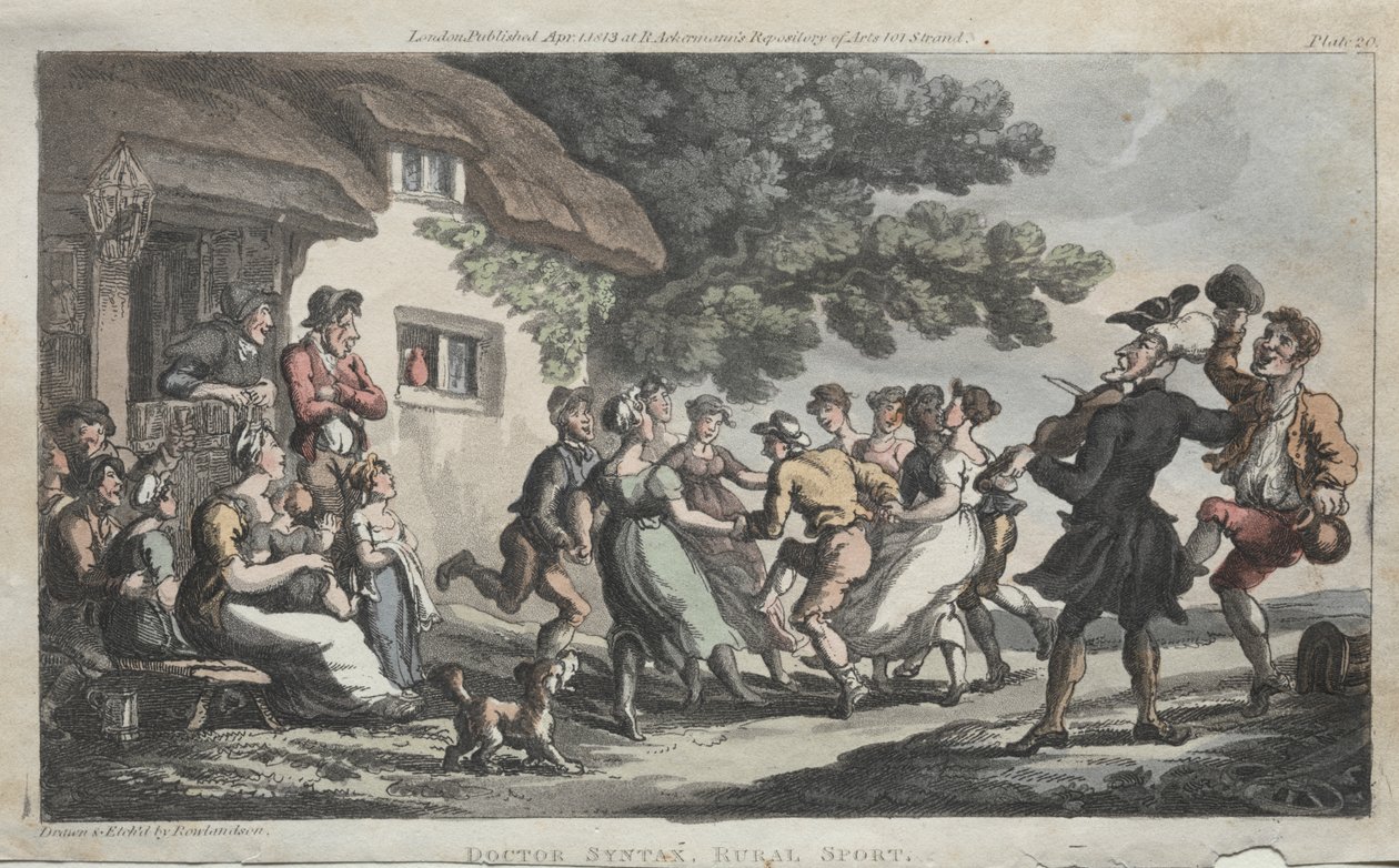 El Reverendo Dr. Syntax Deporte Rural de Thomas Rowlandson