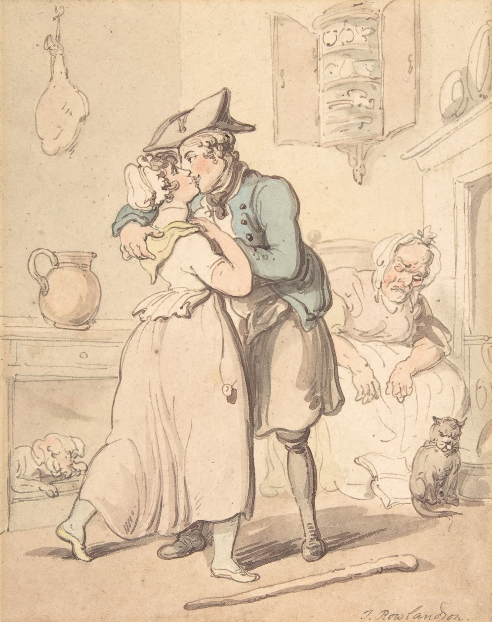 El regreso del marinero del servicio activo de Thomas Rowlandson