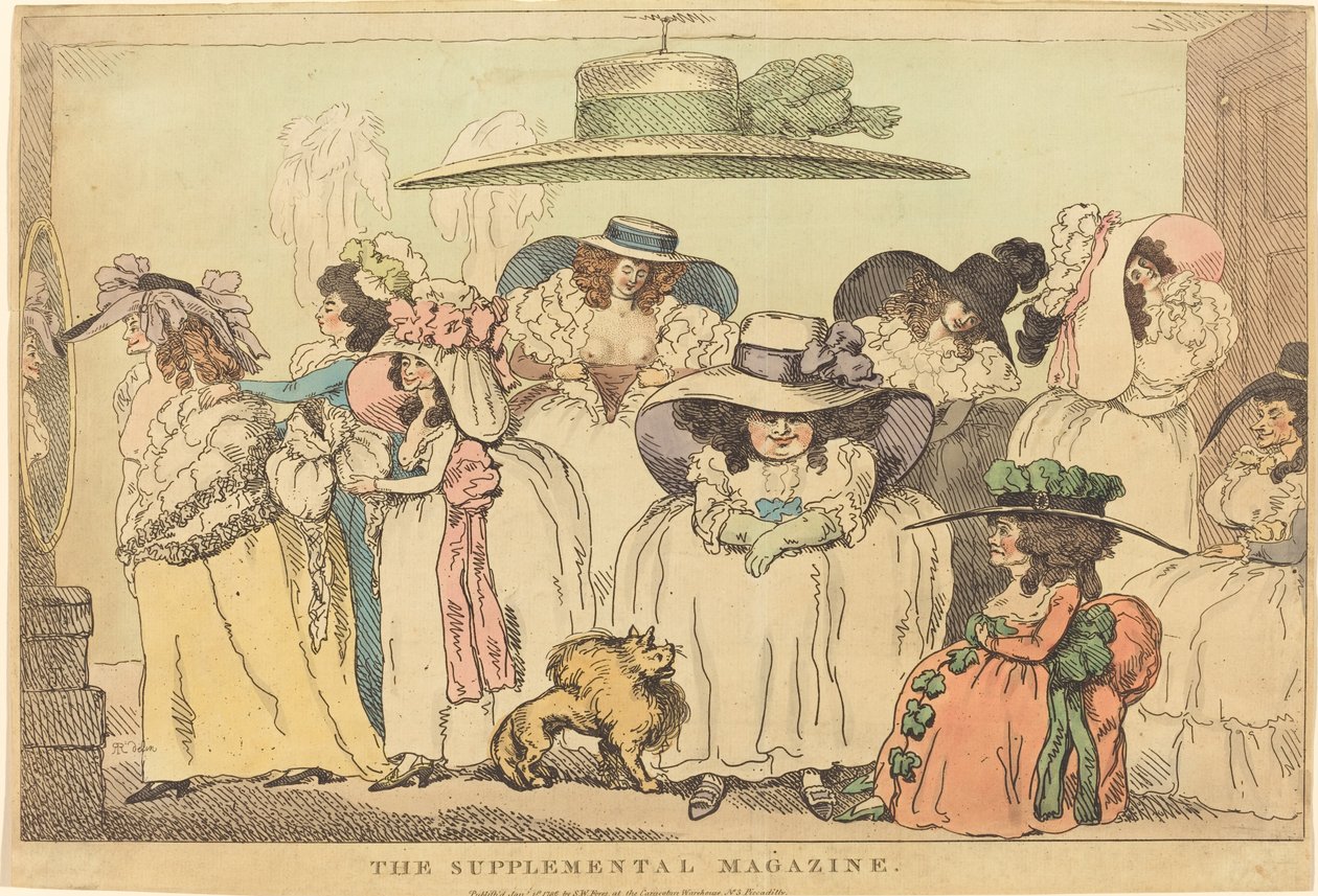 La revista suplementaria de Thomas Rowlandson