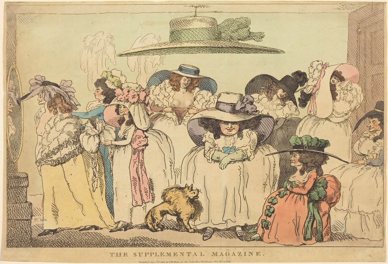 La revista «Supplemental» de Thomas Rowlandson