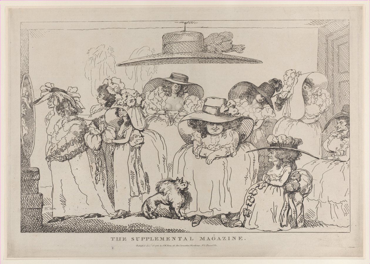 The Supplemental Magazine, 1 de enero de 1786 de Thomas Rowlandson