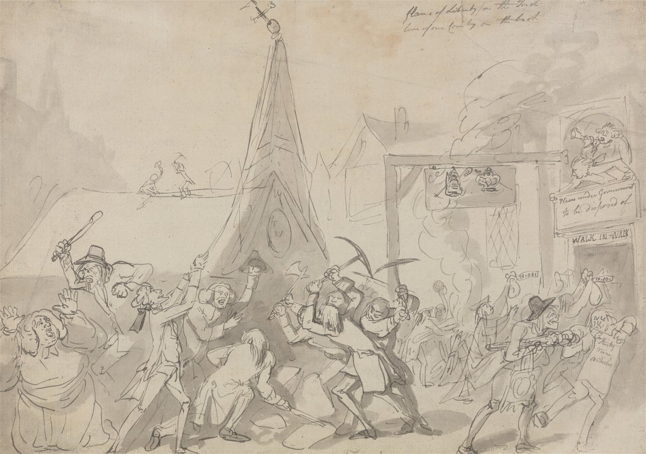 La prueba de Thomas Rowlandson