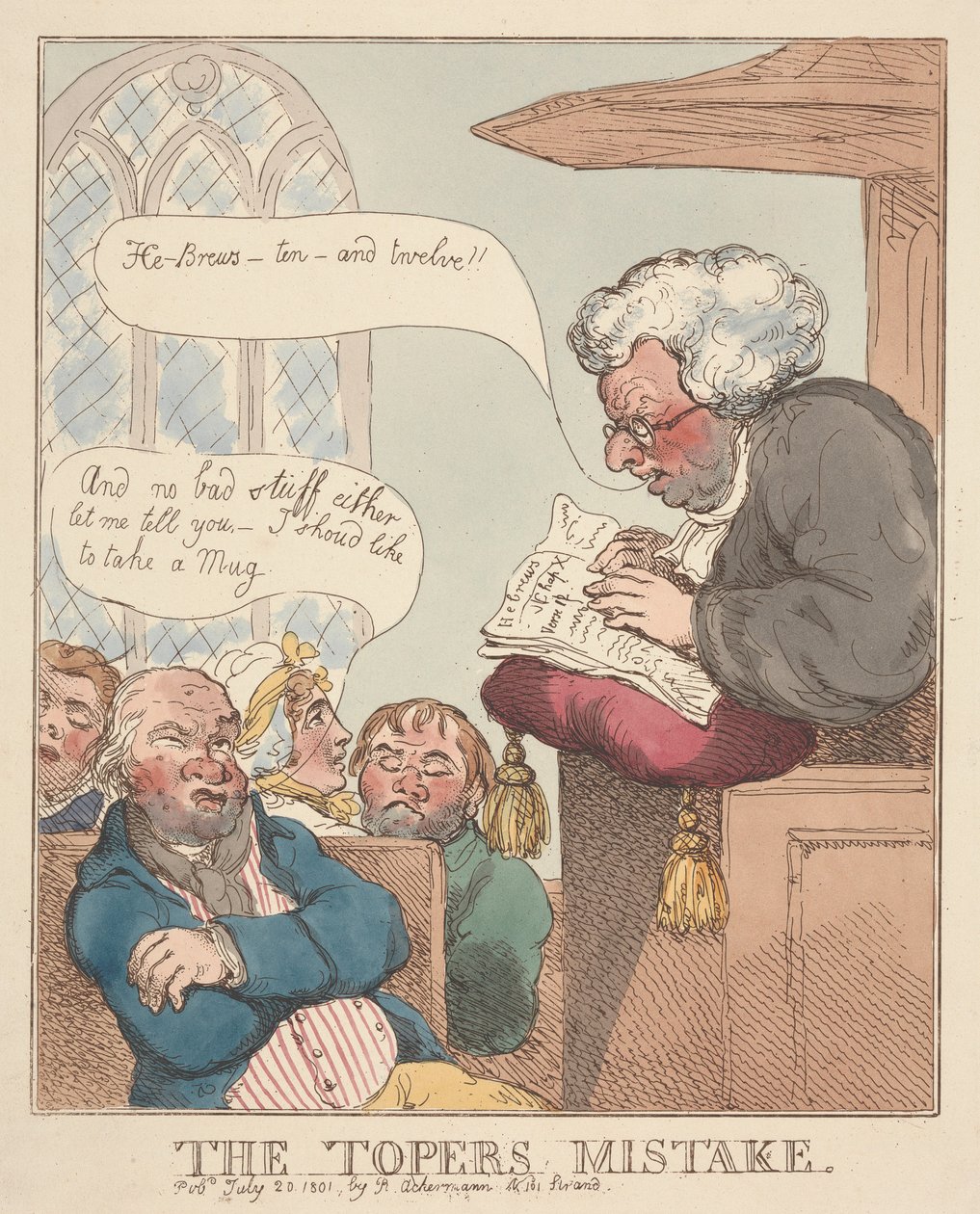 El error de Toper de Thomas Rowlandson
