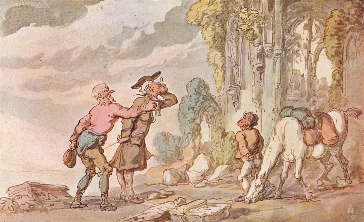 El tour del Dr. Syntax en busca de lo pintoresco, siglo XIX, 1907 de Thomas Rowlandson