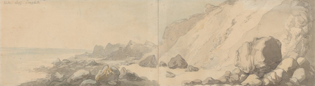 The Undercliff, Steephill, Isla de Wight de Thomas Rowlandson