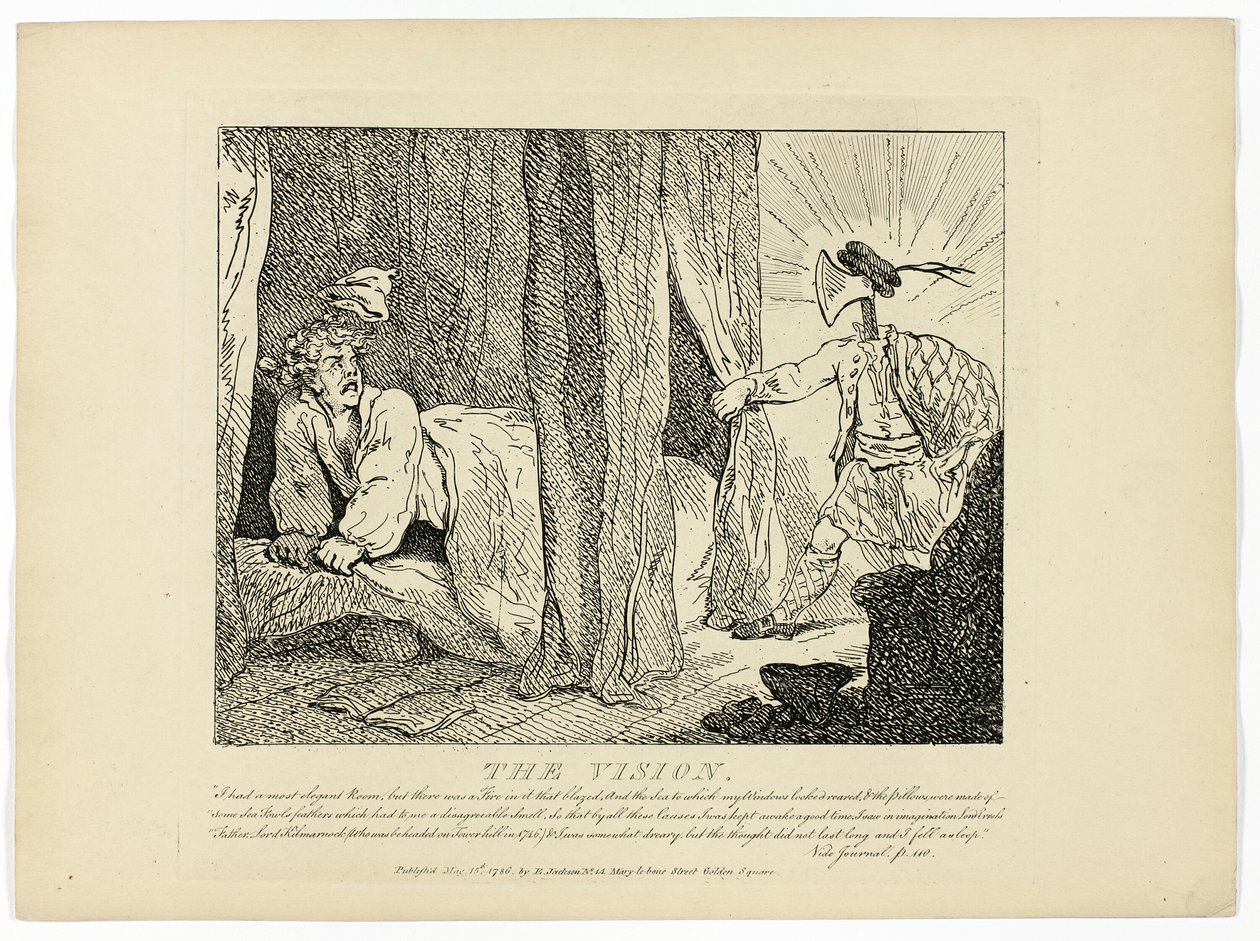 La Visión, del Viaje a las Hébridas de Boswell de Thomas Rowlandson