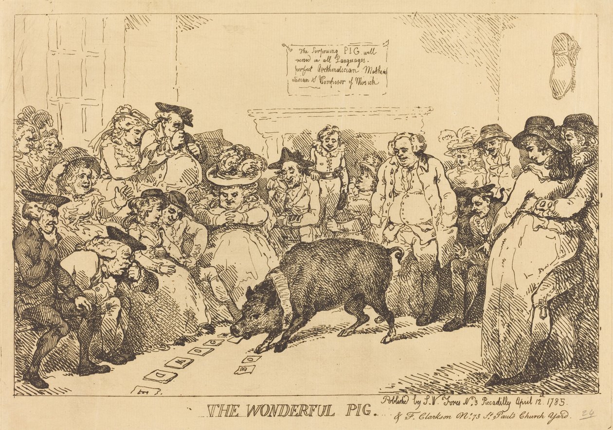 El cerdo maravilloso de Thomas Rowlandson