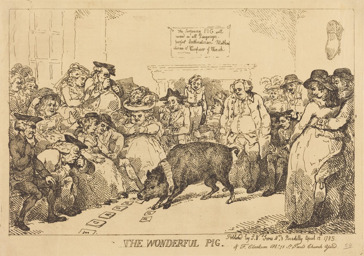 El cerdo maravilloso de Thomas Rowlandson