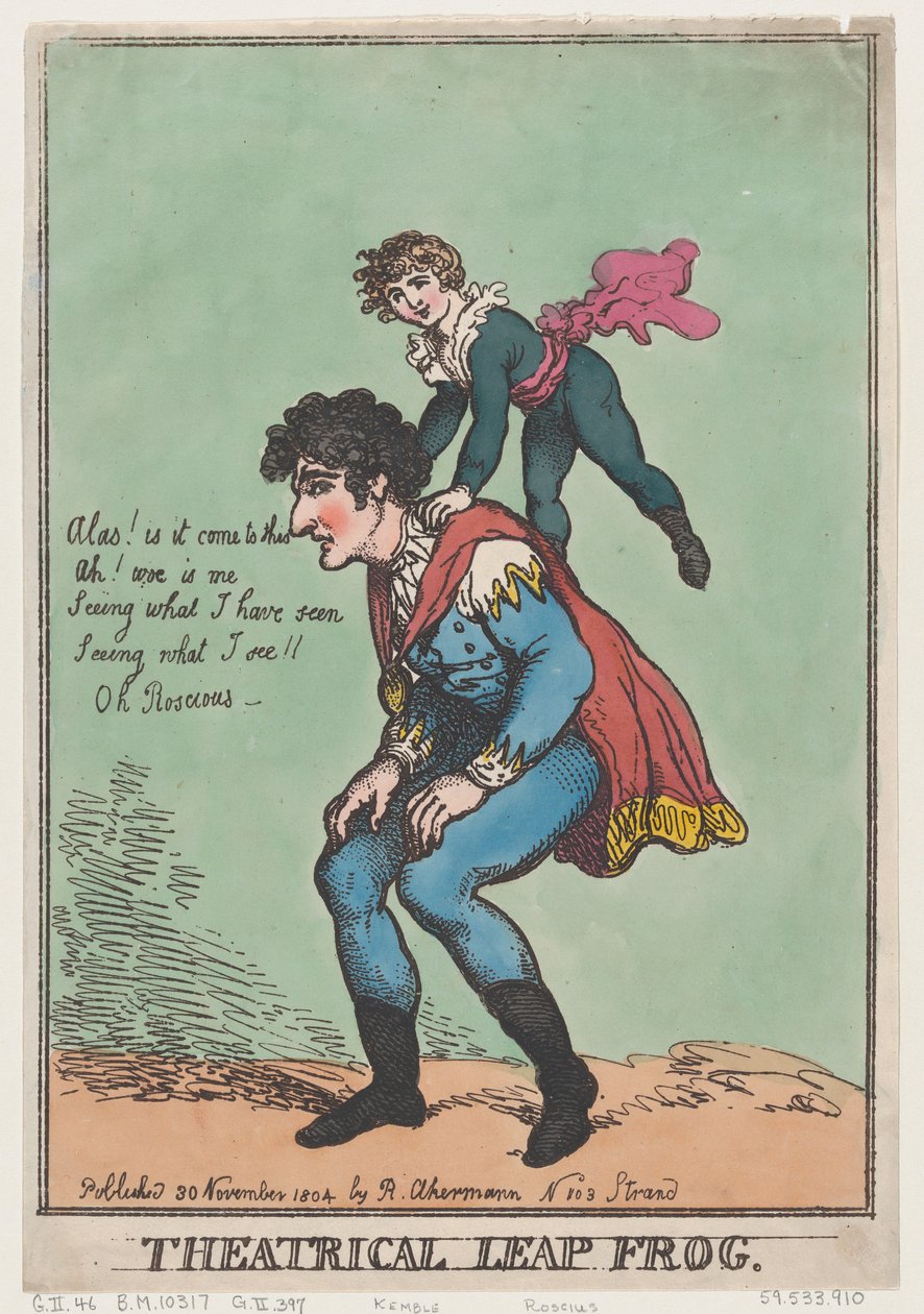 Rana teatral de Thomas Rowlandson