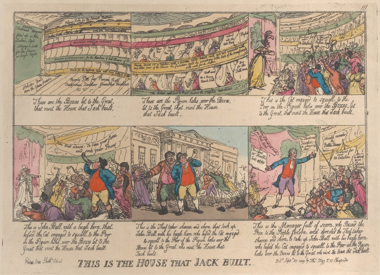 Esta es la casa que Jack construyó de Thomas Rowlandson