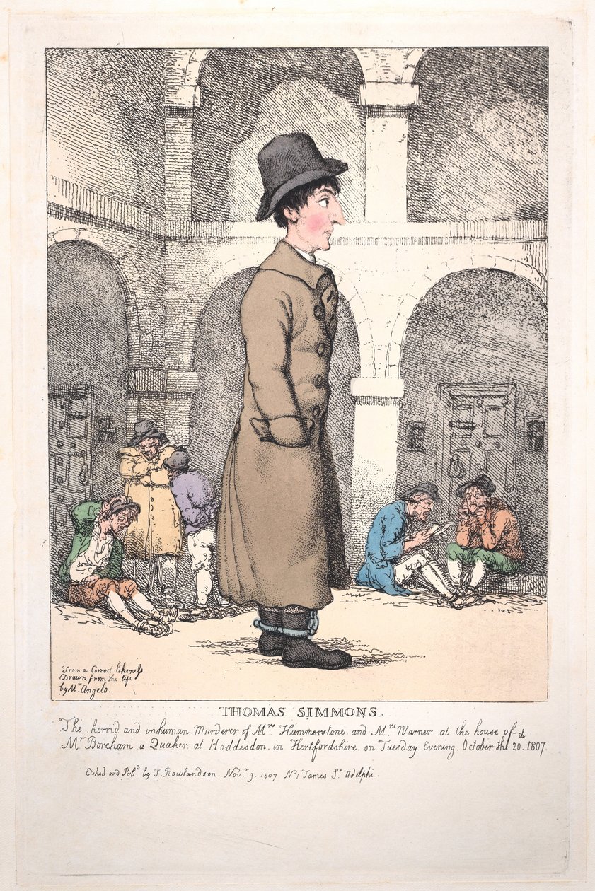 Thomas Simmons, 9 de noviembre de 1807 de Thomas Rowlandson