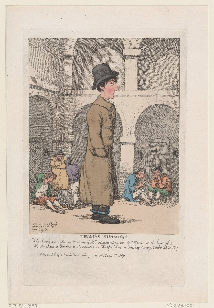 Thomas Simmons de Thomas Rowlandson