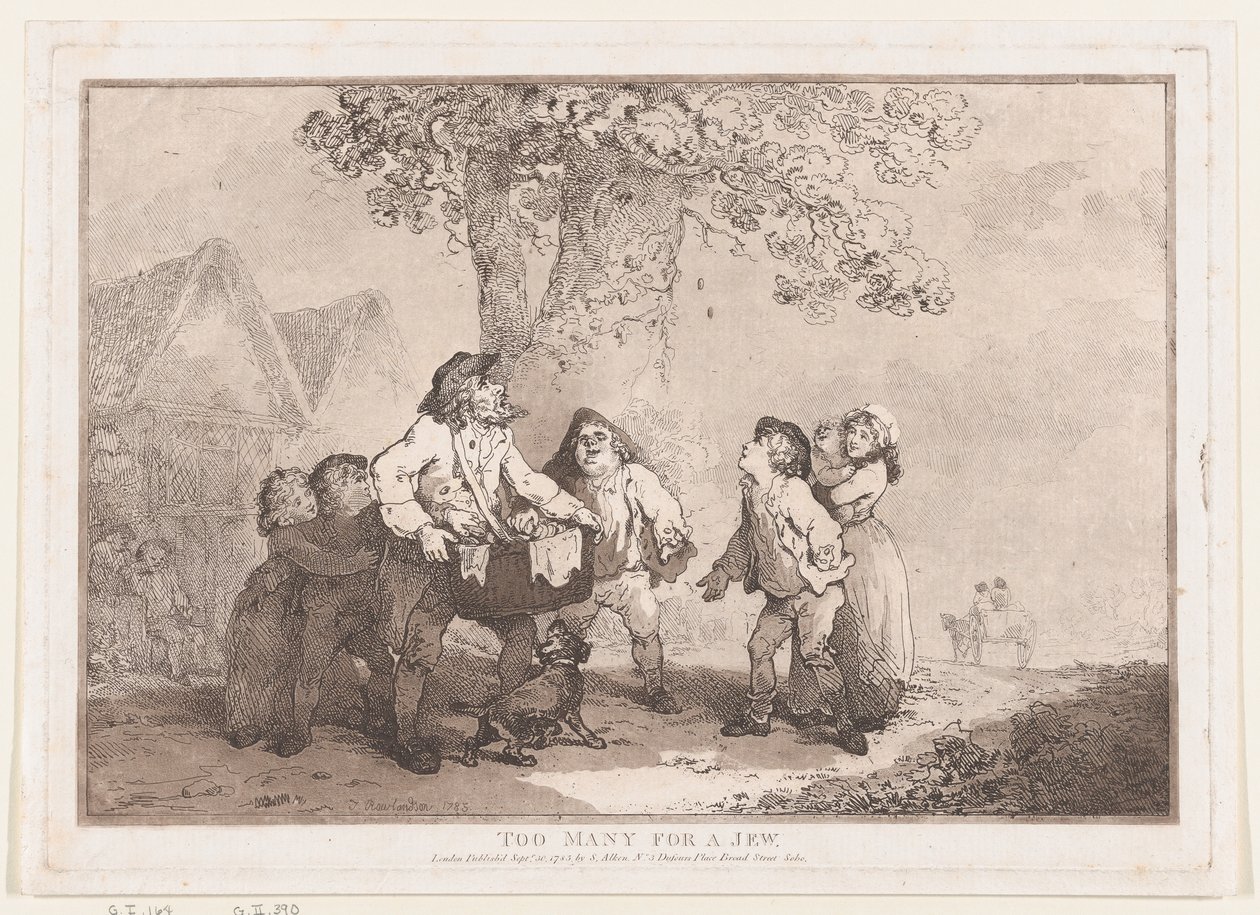 Demasiados para un judío de Thomas Rowlandson