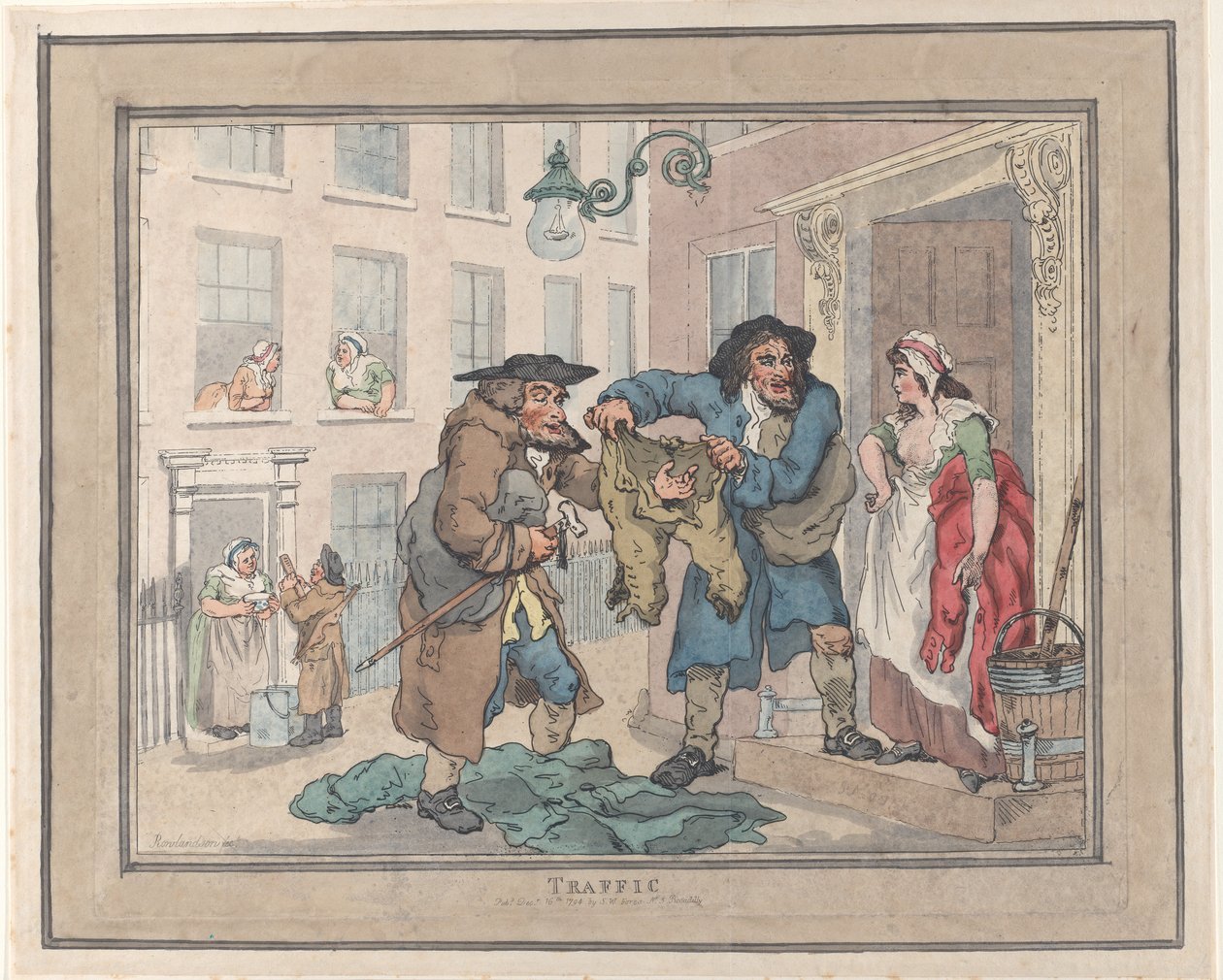 Tráfico, 1791 de Thomas Rowlandson