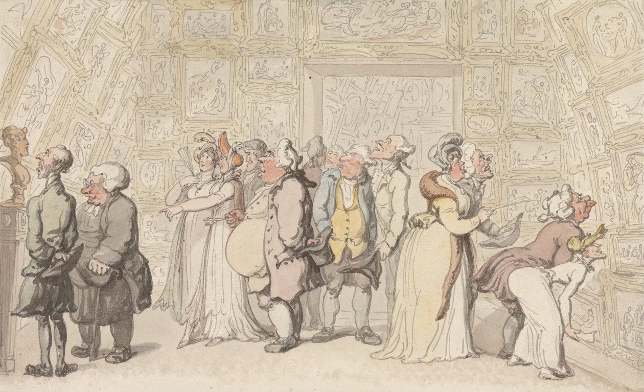 Exposición en la Royal Academy de Thomas Rowlandson