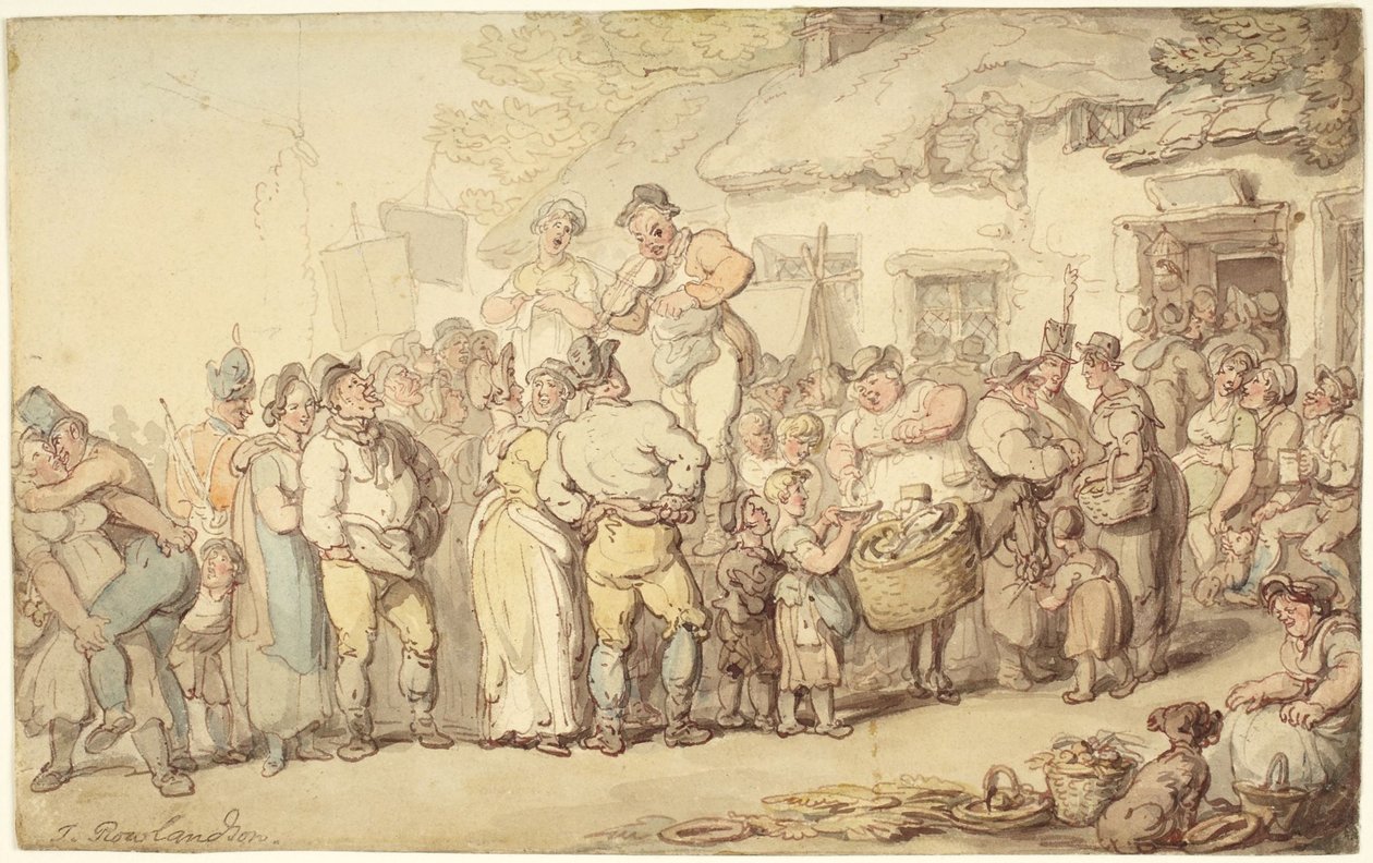 Feria del pueblo de Thomas Rowlandson