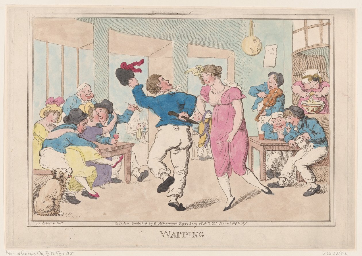 Wapping, septiembre de 1807 de Thomas Rowlandson
