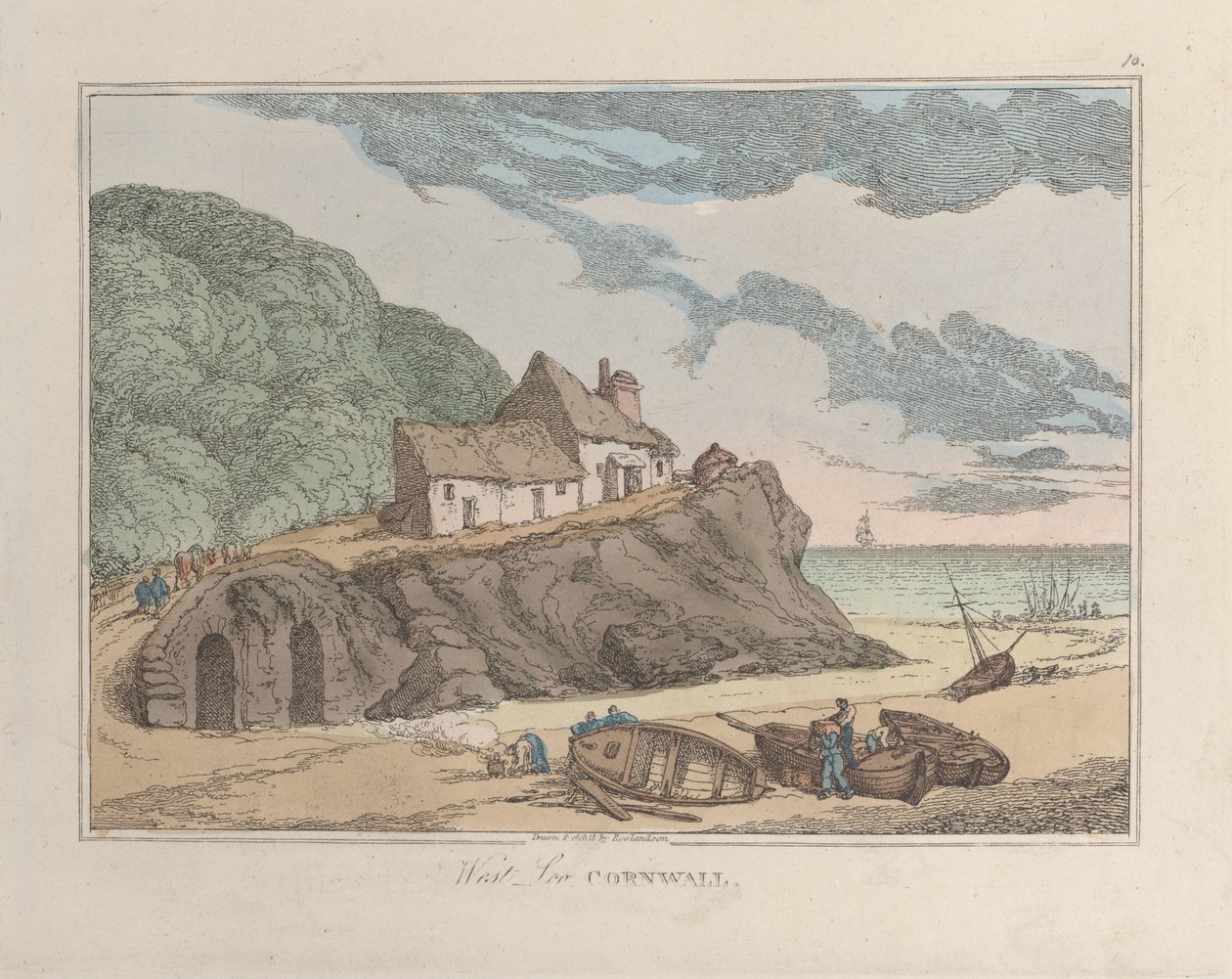 West Loo, Cornualles de Thomas Rowlandson