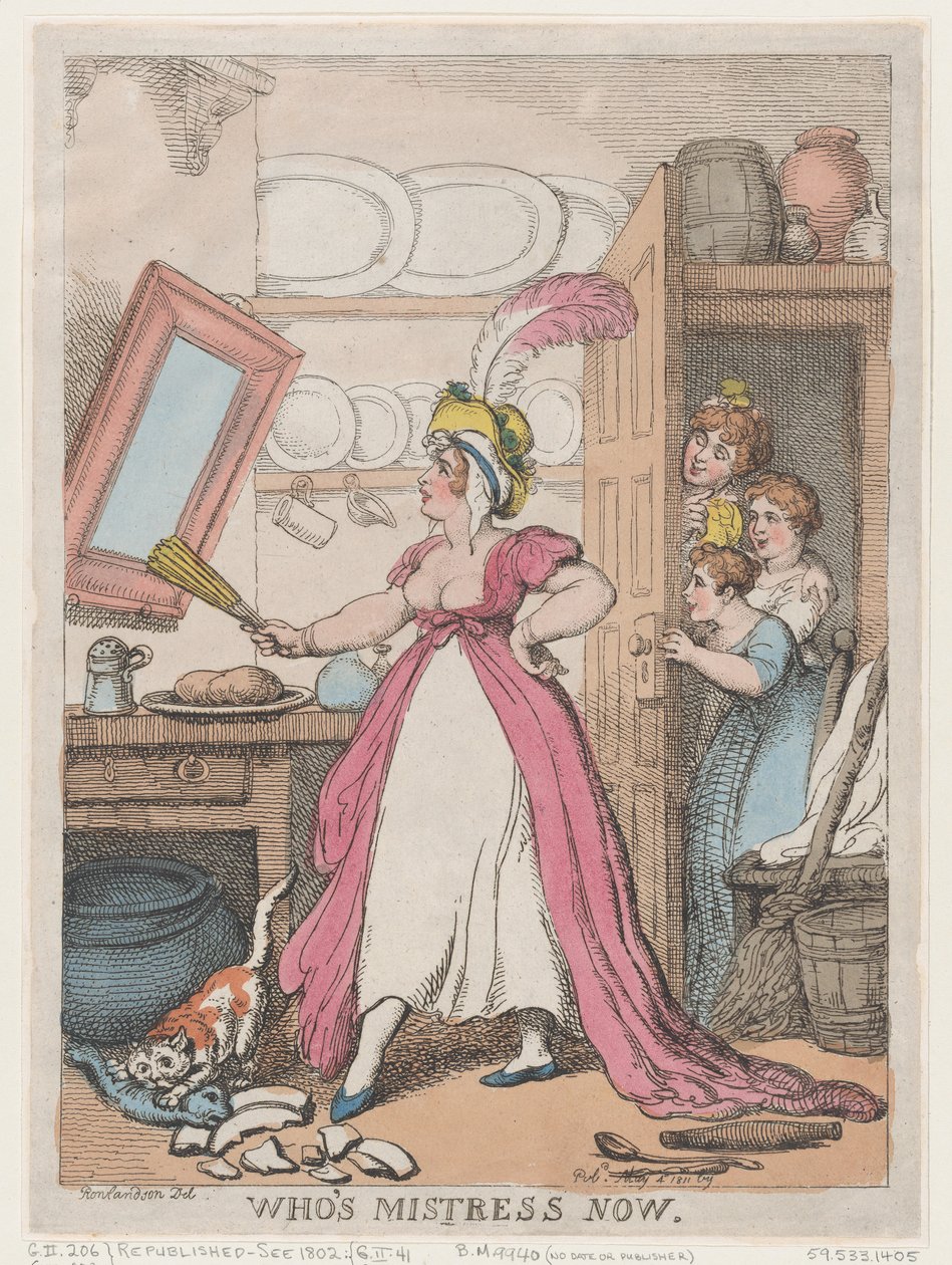 ¿Quién es la Ama Ahora?, 4 de mayo de 1811 de Thomas Rowlandson
