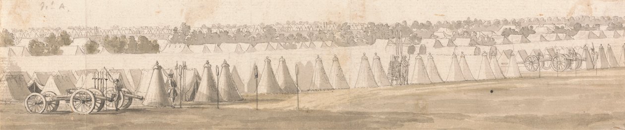 Un campamento en Flandes de Thomas Sandby