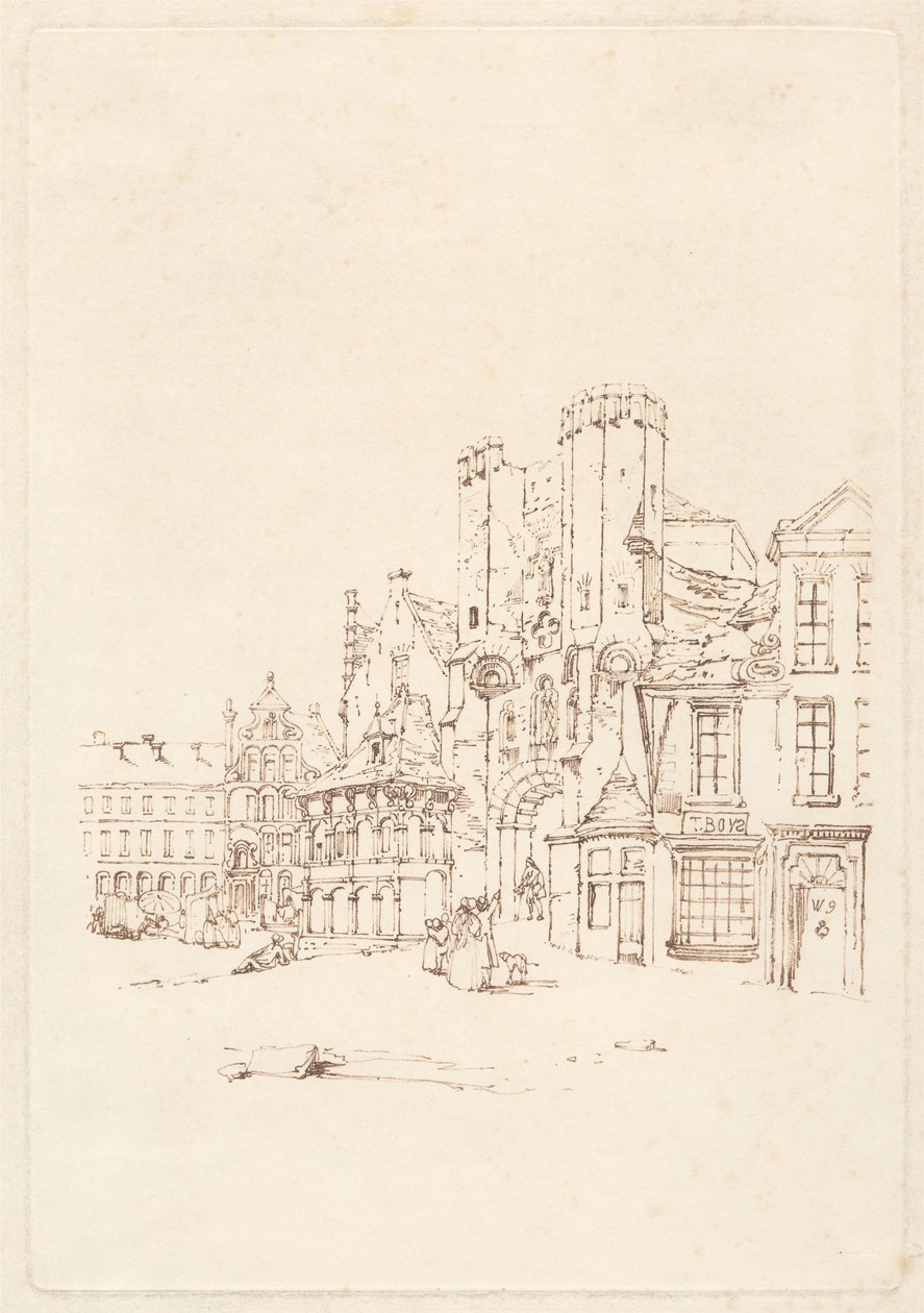 Castillo de los Condes de Flandes, Gante de Thomas Shotter Boys