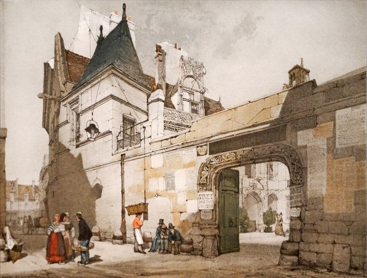 Hotel Cluny, exterior del patio de Thomas Shotter Boys