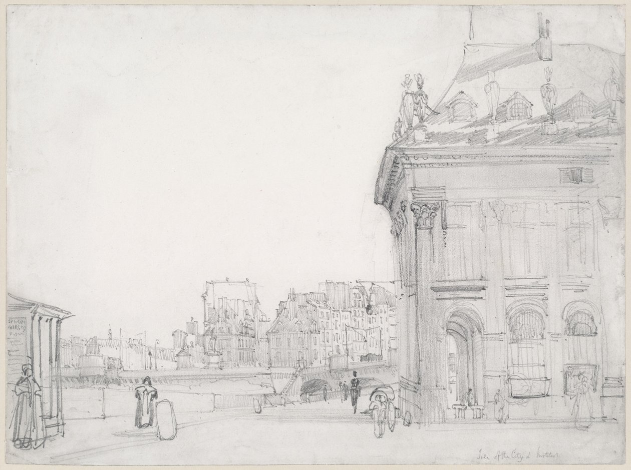 Île de la Cité desde el Instituto, París de Thomas Shotter Boys