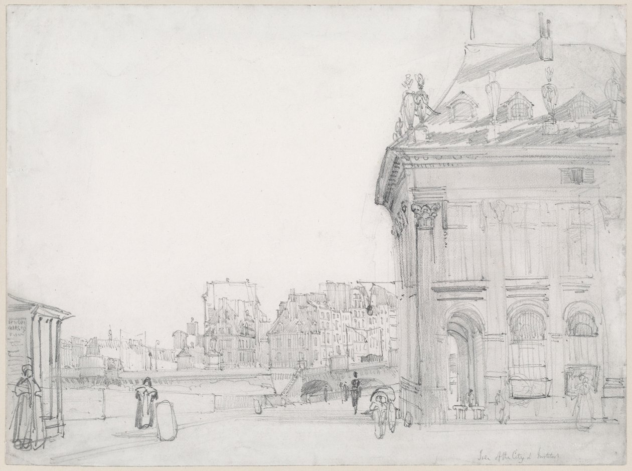 Île de la Cité desde el Institut, París de Thomas Shotter Boys