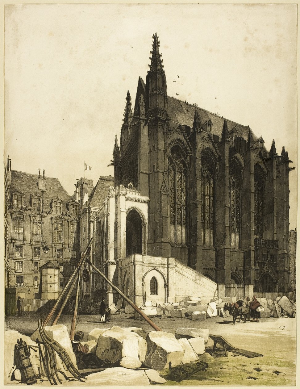 La Sainte Chapelle, París de Thomas Shotter Boys