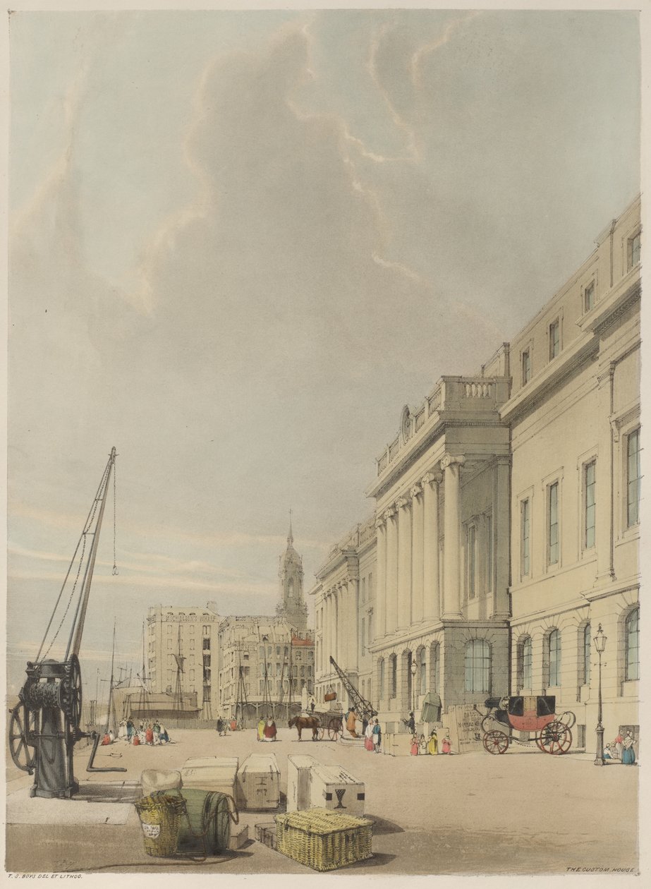 Londres tal como es: Entrada, La Casa de Aduanas de Thomas Shotter Boys