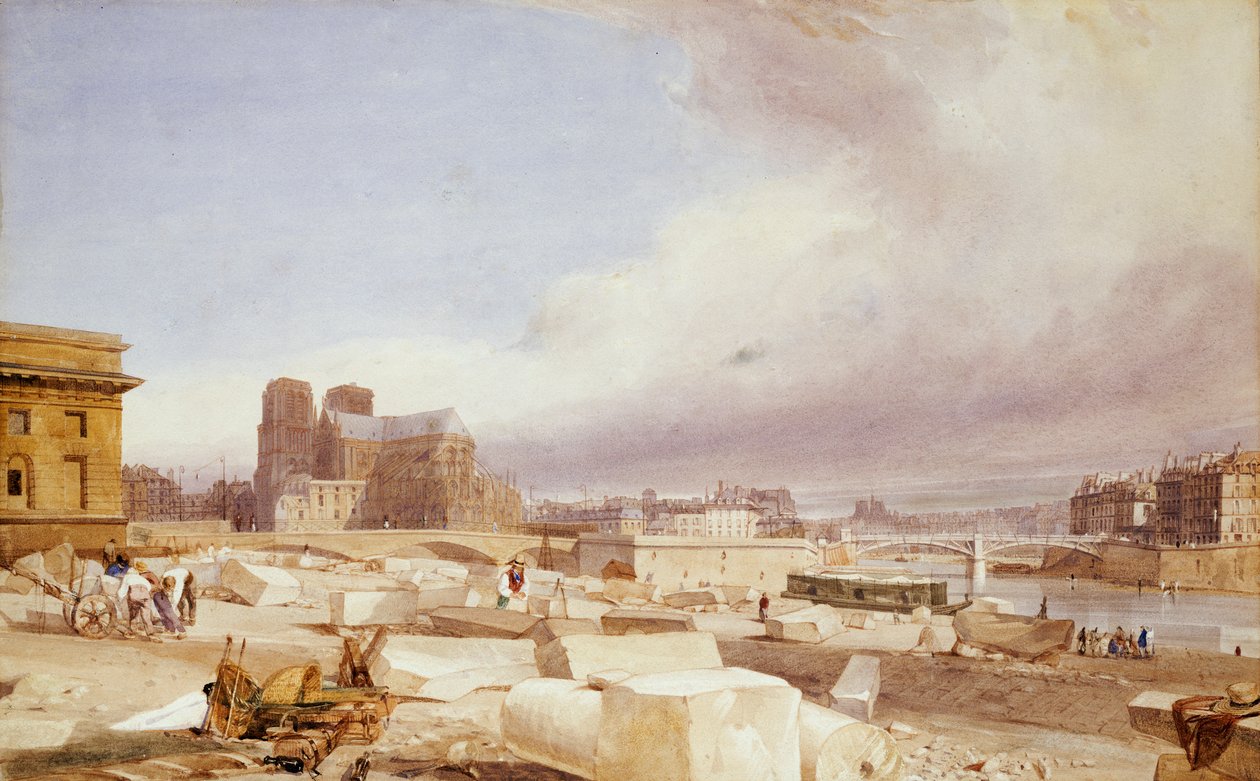 Notre Dame desde el Quai St. Bernard de Thomas Shotter Boys