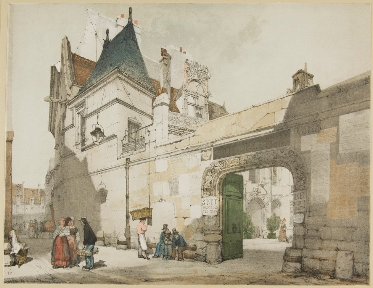 Arquitectura pintoresca en París, Gante, Amberes, Touen, etc. de Thomas Shotter Boys
