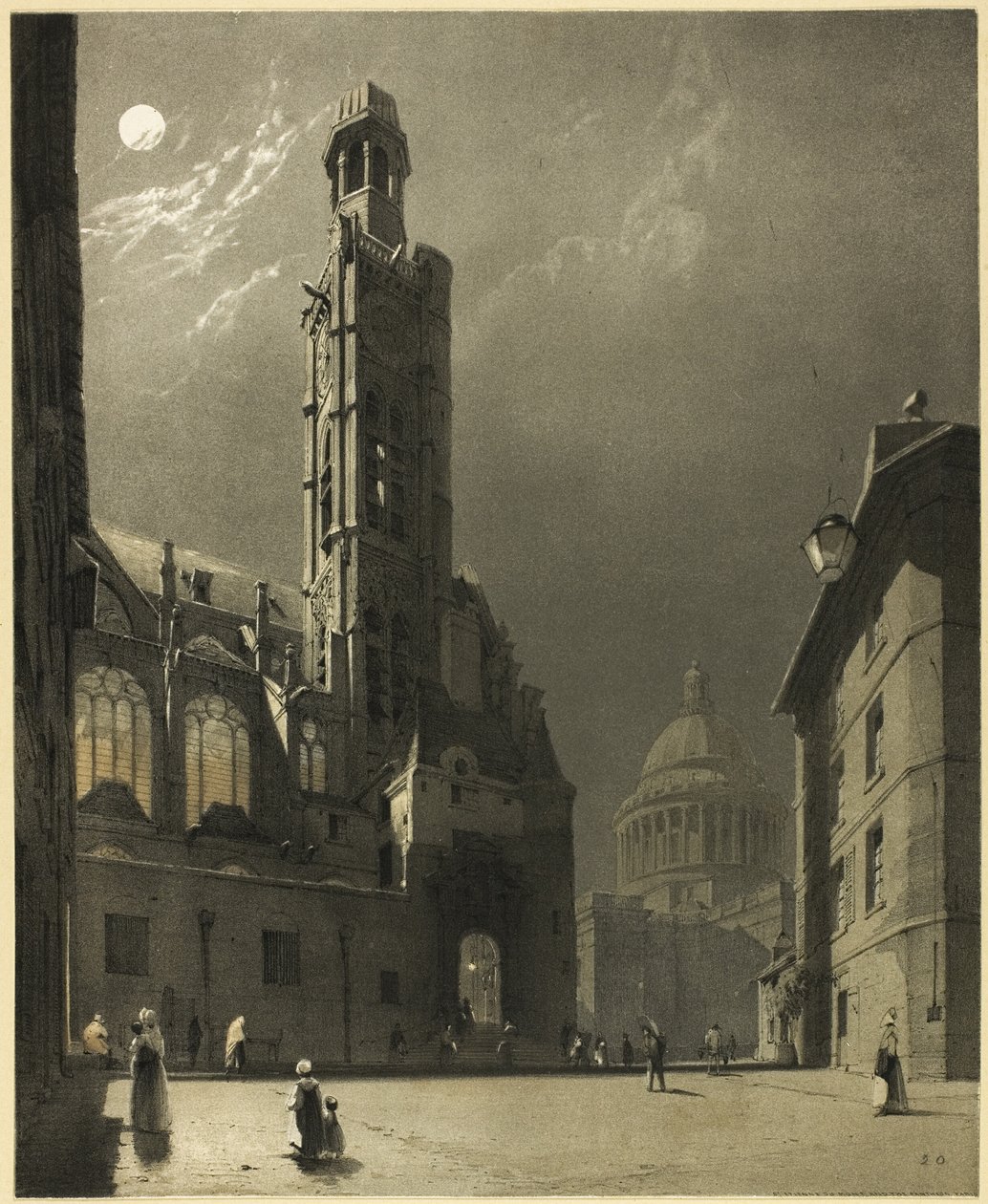 San Esteban del Monte y el Panteón, París de Thomas Shotter Boys