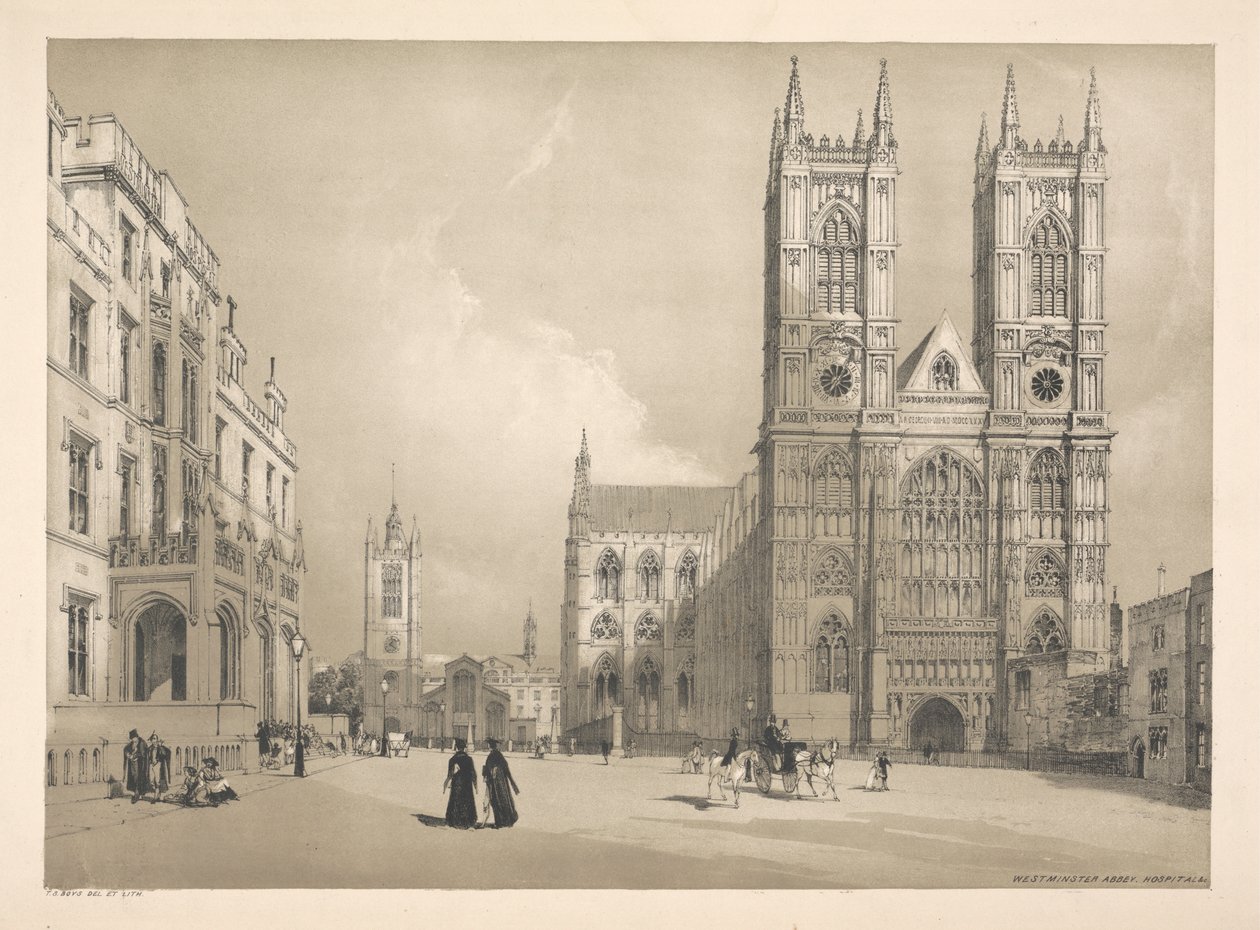 Abadía de Westminster, Hospital &c. de Thomas Shotter Boys