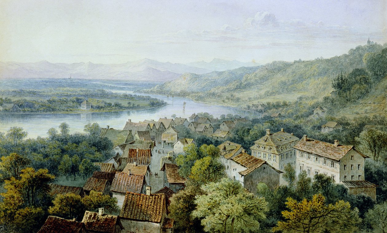 Una vista de Karlsruhe de Thomas Sidney Cooper