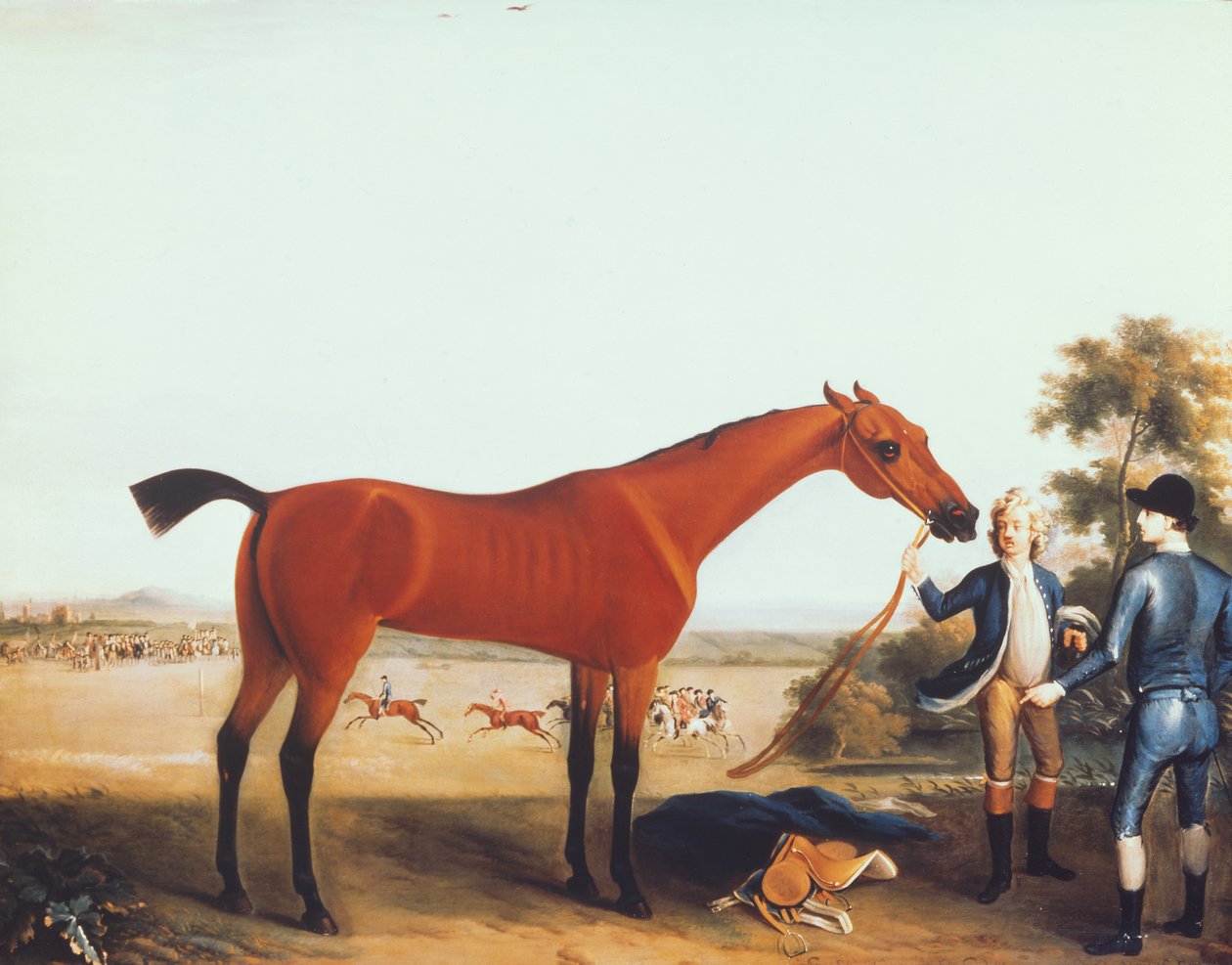 El caballo de carreras del duque de Devonshire 