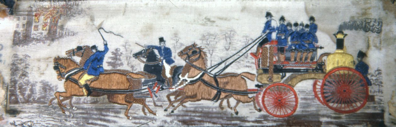 Heroísmo en tierra (Camión de bomberos) de Thomas Stevens