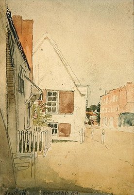 Una calle en Southall de Thomas Stothard