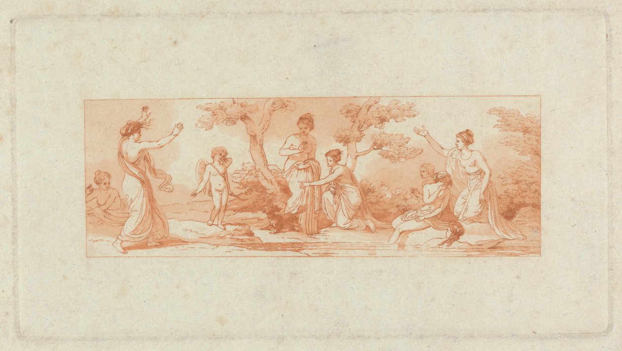 [Uno de] dos álbumes, con un total de 213 dibujos de Stothard para ilustraciones de libros de Thomas Stothard