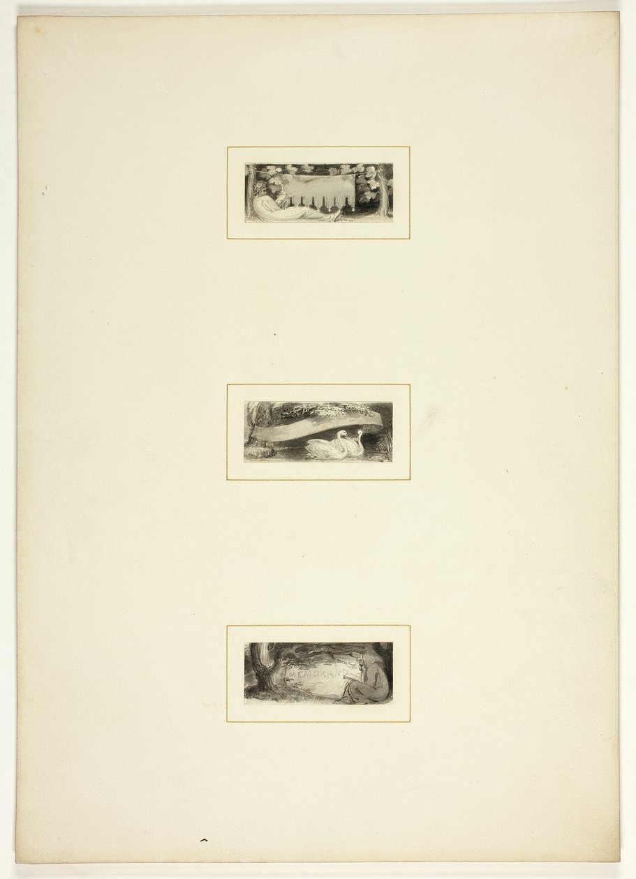 Estudio para un plato de Telémaco de Thomas Stothard