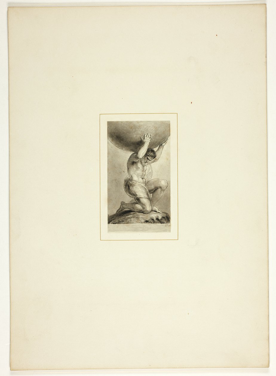 Estudio para una lámina de Los Triunfos del Temperamento, en el Libro de Compromisos Reales de 1796 de Thomas Stothard