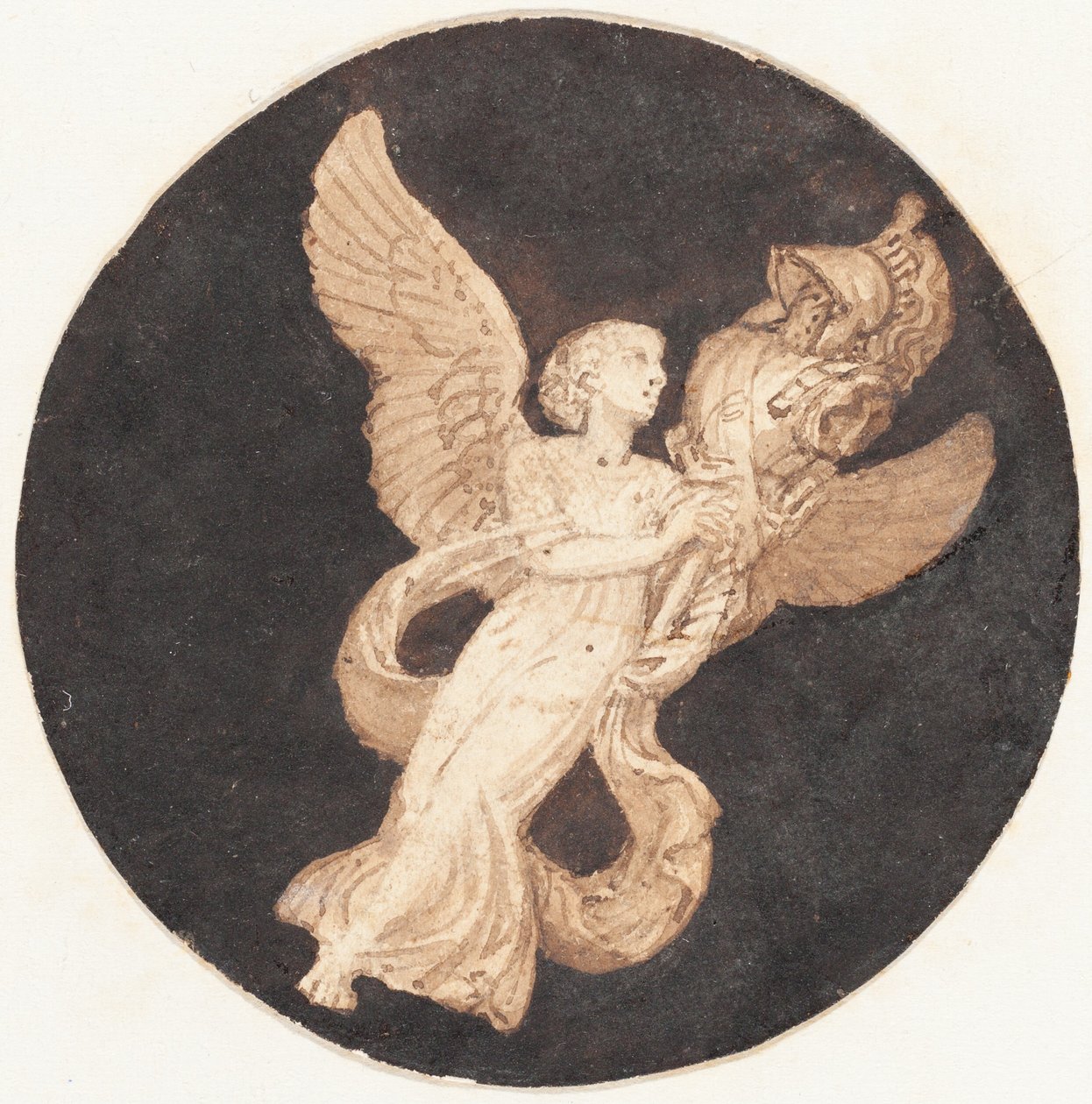 Viñeta para una Página de Título: "Victoria Alada" de Thomas Stothard