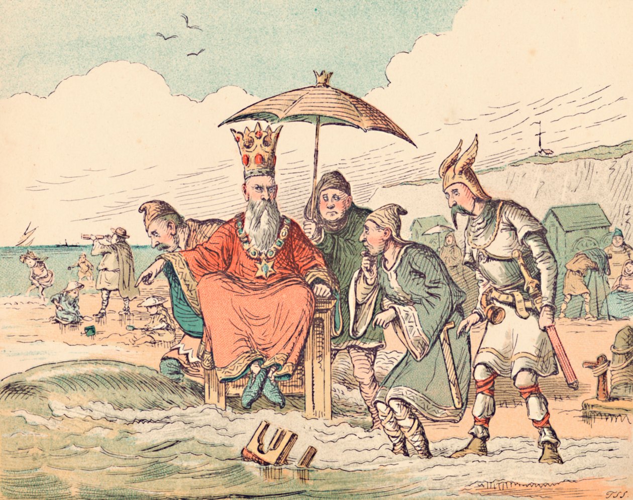 Canuto y sus cortesanos de Thomas Strong Seccombe