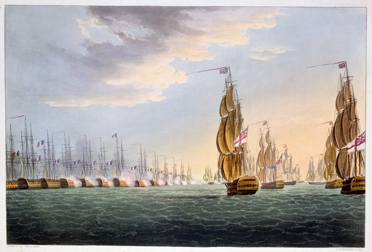 Batalla del Nilo, 1 de agosto de 1798, 1816 de Thomas Sutherland