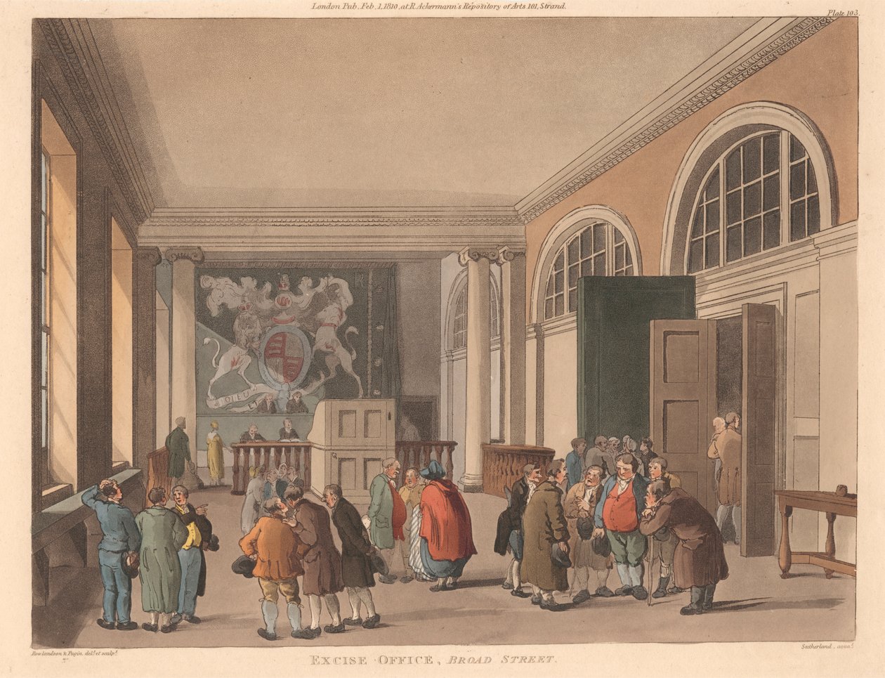Oficina de Impuestos Especiales, Broad Street de Thomas Sutherland