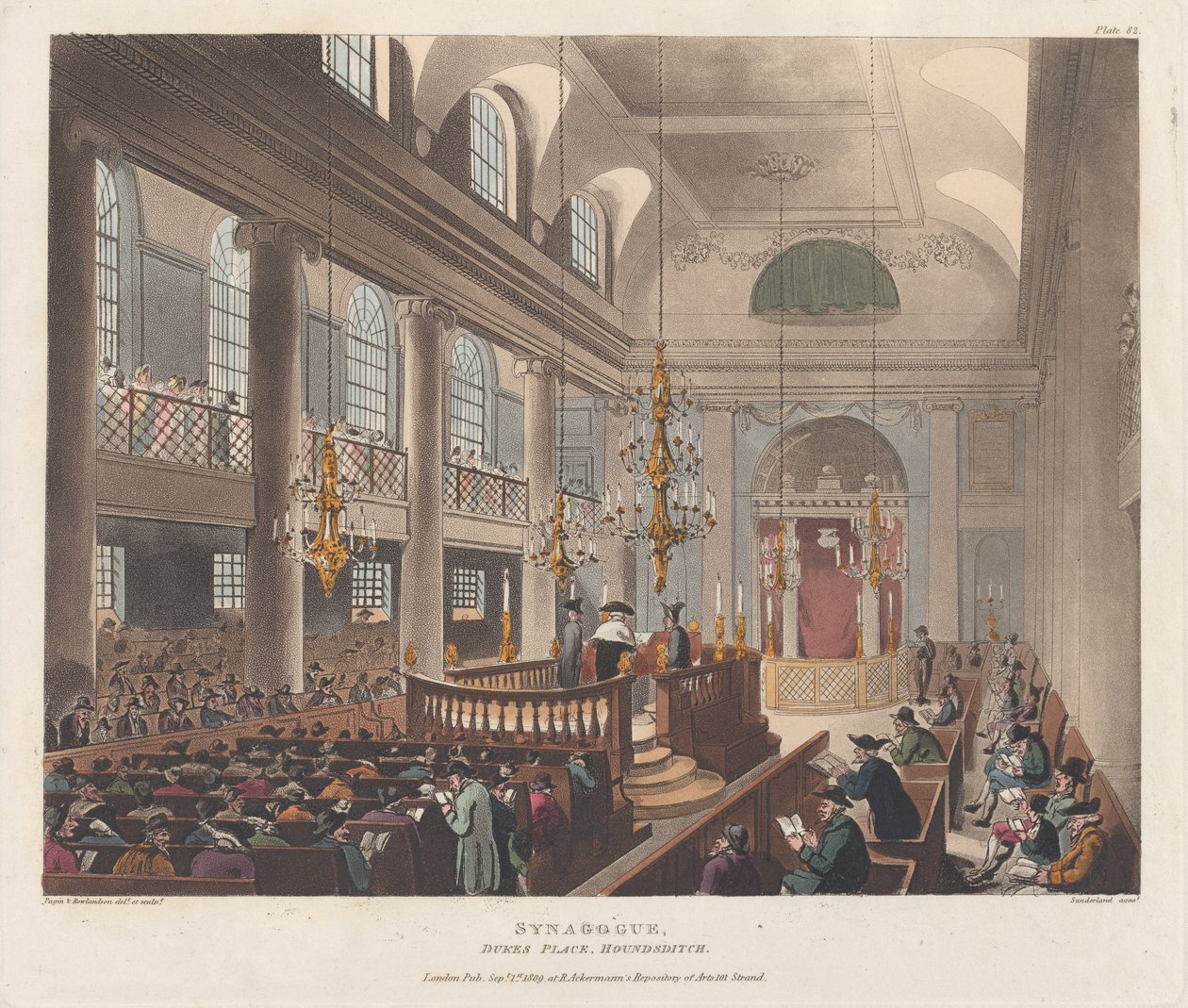 Sinagoga, 1 de septiembre de 1809 de Thomas Sutherland