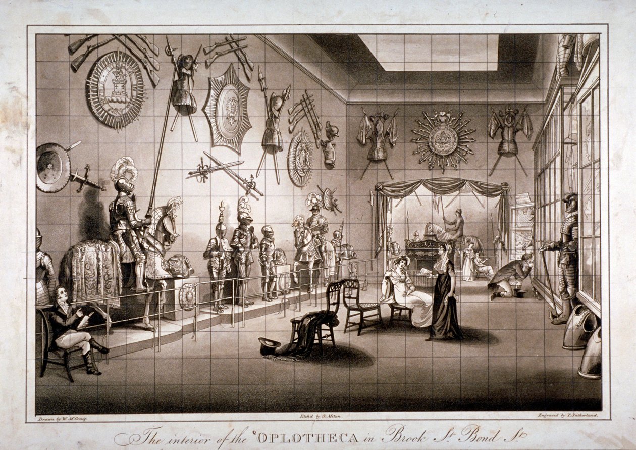 La Hoploteca, Brook Street, Westminster, Londres, c1810 de Thomas Sutherland